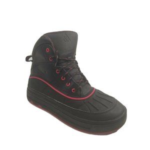 Nike ACG Woodside Black Fireberry Boots Womens 8.5